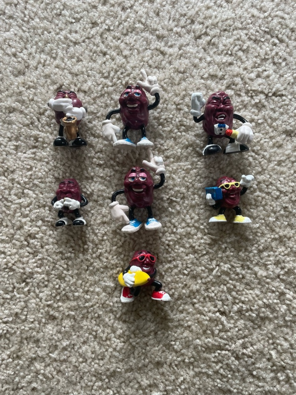 California Raisin Figurines
